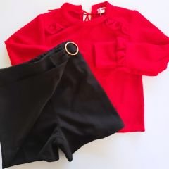 Carino kids şort etekli takım