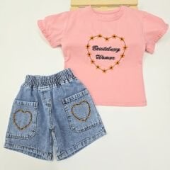 İNCİLAY KALP NAKIŞLI TAKIM 3-6 YAŞ