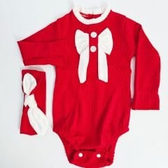 Coşay baby kurdelalı bandanalı badi