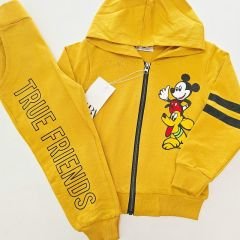 Zara kids ceketli takım sarı
