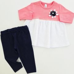 Algiy baby taşlı tunikli takım