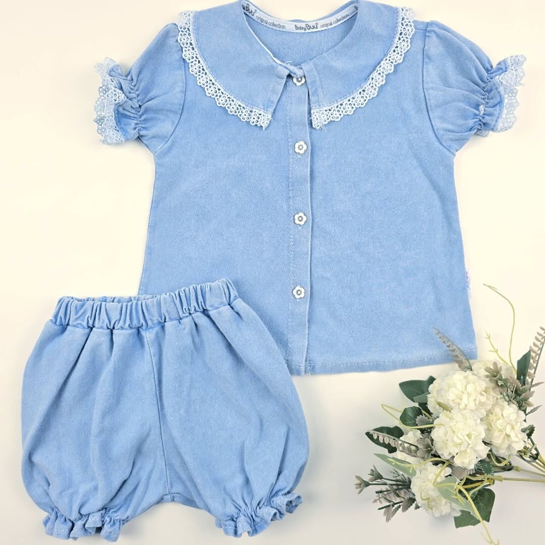 Dantelli Gömlekli Kot Takım