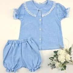 Dantelli Gömlekli Kot Takım