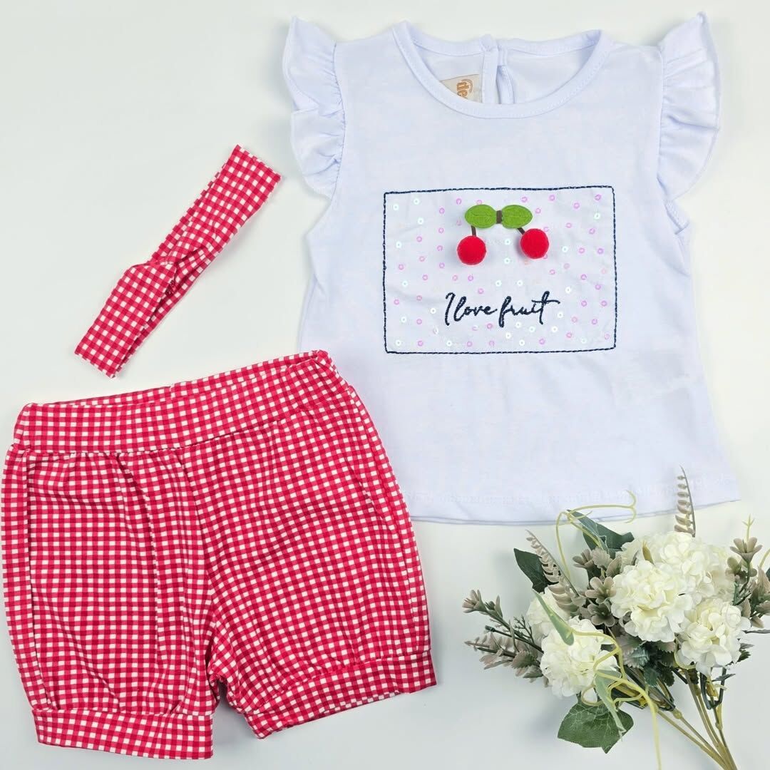 Pitikare Şortlu Kirazlı Takım