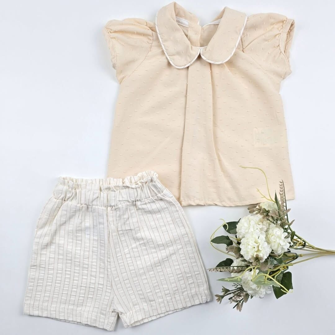 Pileli Bebe Yakalı Takım