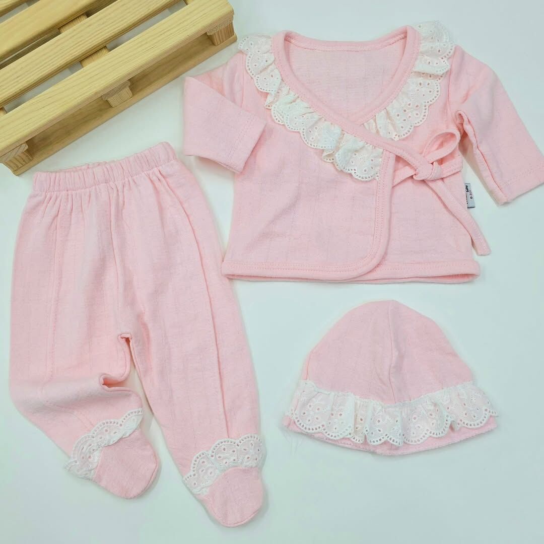 MURAT BABY MÜSLİN 3 LÜ TAKIM 0-3 AY