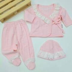 MURAT BABY MÜSLİN 3 LÜ TAKIM 0-3 AY