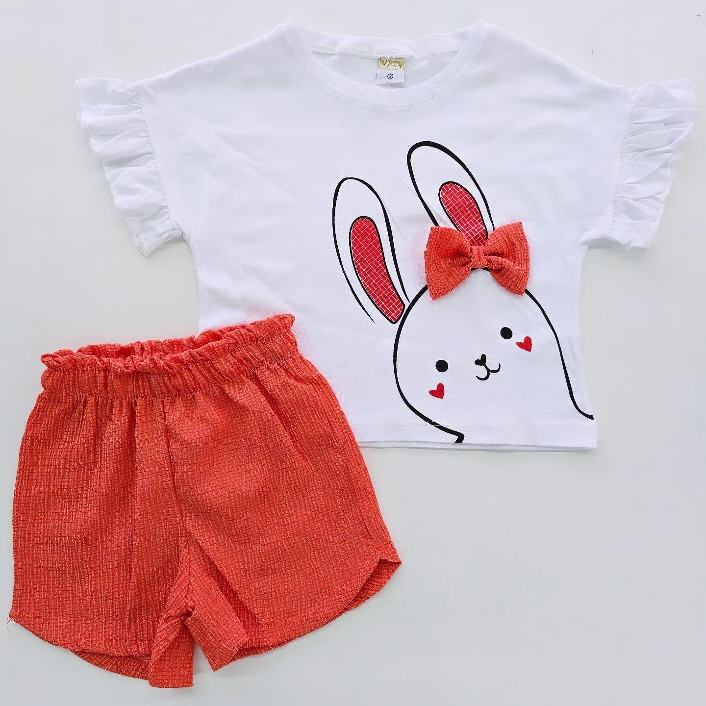 Aycity kids tavşanlı şortlu takım