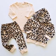 Murat baby badili leoparlı ceketli takım