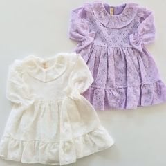 Mininaf kids dantelli elbise