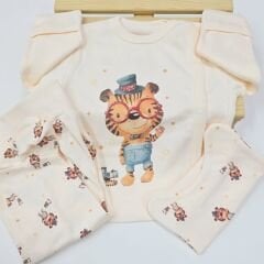 BABYCAN KENDİNDEN ELDİVENLİ 3LÜ TAKIM 0-3 AY