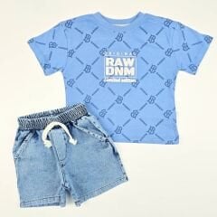 Çıtır Kot Şortlu Penye Takım