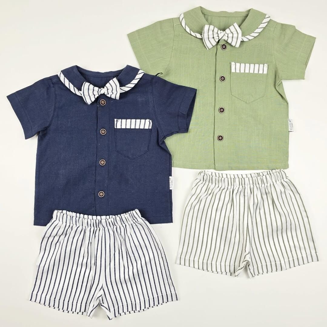 Çıtır Papyonlu Gömlekli Takım