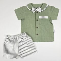 Çıtır Papyonlu Gömlekli Takım