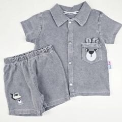 Baby buu Kulaklı Kot Takım