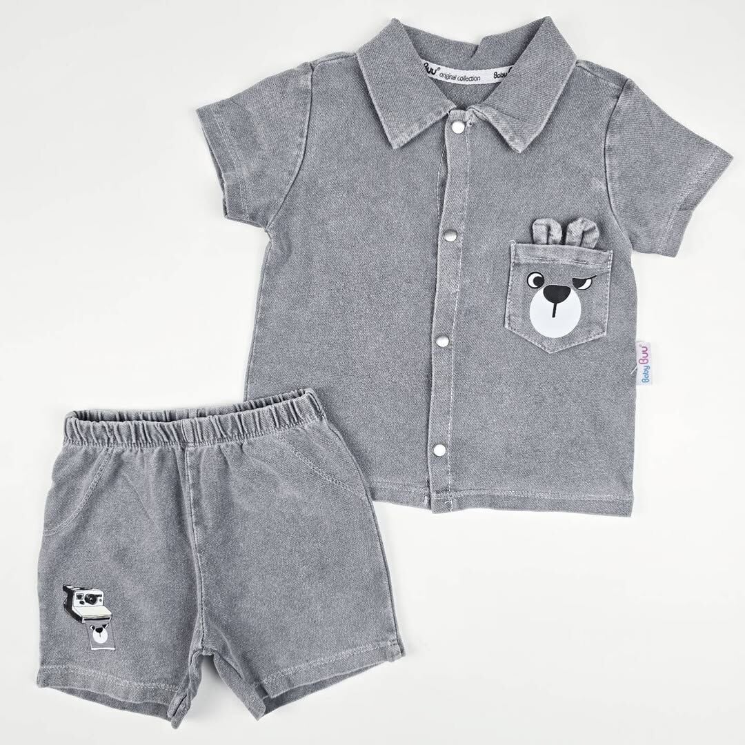 Baby buu Kulaklı Kot Takım