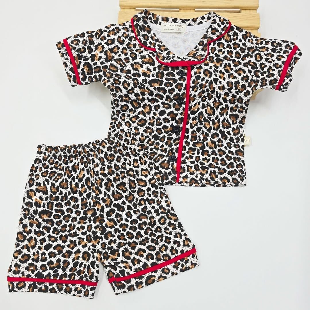 Murat baby düğmeli penye pijama takım