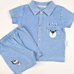 Baby buu Kulaklı Kot Takım