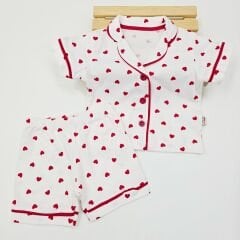 Murat baby düğmeli penye pijama takım