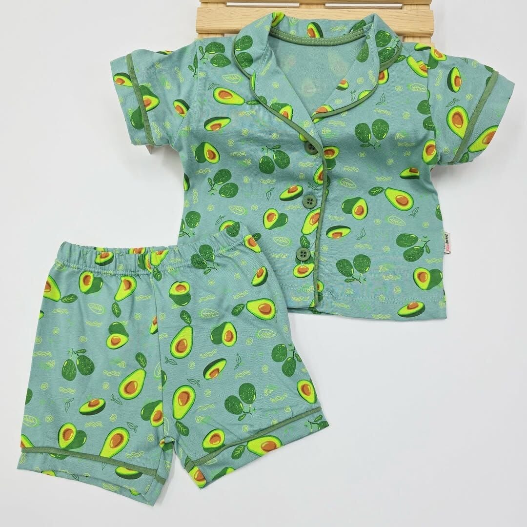 Murat baby düğmeli penye pijama takım