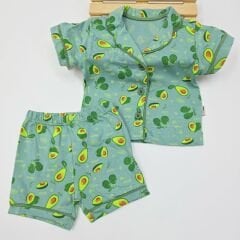 Murat baby düğmeli penye pijama takım