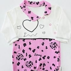 Lummy baby kalpli taşlı tulum