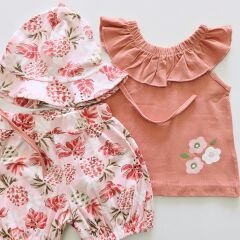 Deco kids şapkalı takım