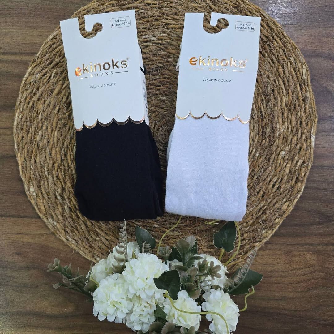 Düz mevsimlik külotlu çorap 9-10 yaş