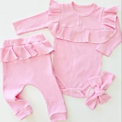 Tufitto baby fırfırlı fitilli takım