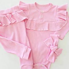 Tufitto baby fırfırlı fitilli takım
