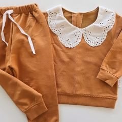 Murat kids yakası dantelli takım