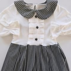 Zuffy baby kareli elbise