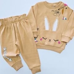 Nazar baby tavşanlı interlok takım