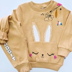 Nazar baby tavşanlı interlok takım