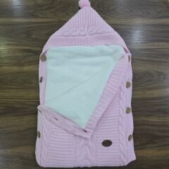 İçi welsoftlu düğmeli triko bebek kundak 0-6 ay