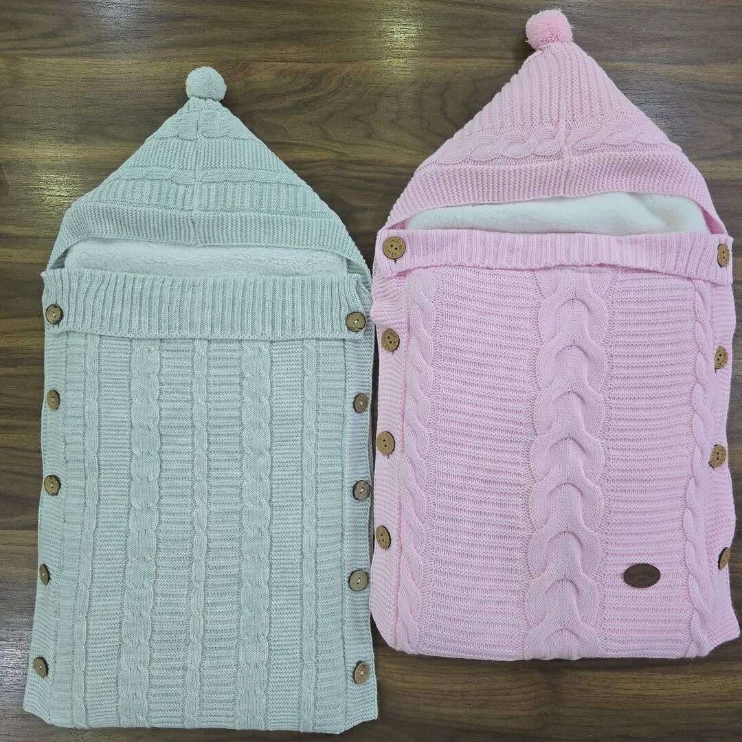 İçi welsoftlu düğmeli triko bebek kundak 0-6 ay