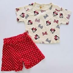 Deco baby puanlı fiyonklu takım
