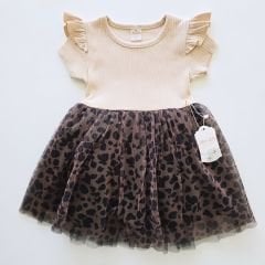 Miss lily kids leopar tütülü elbise
