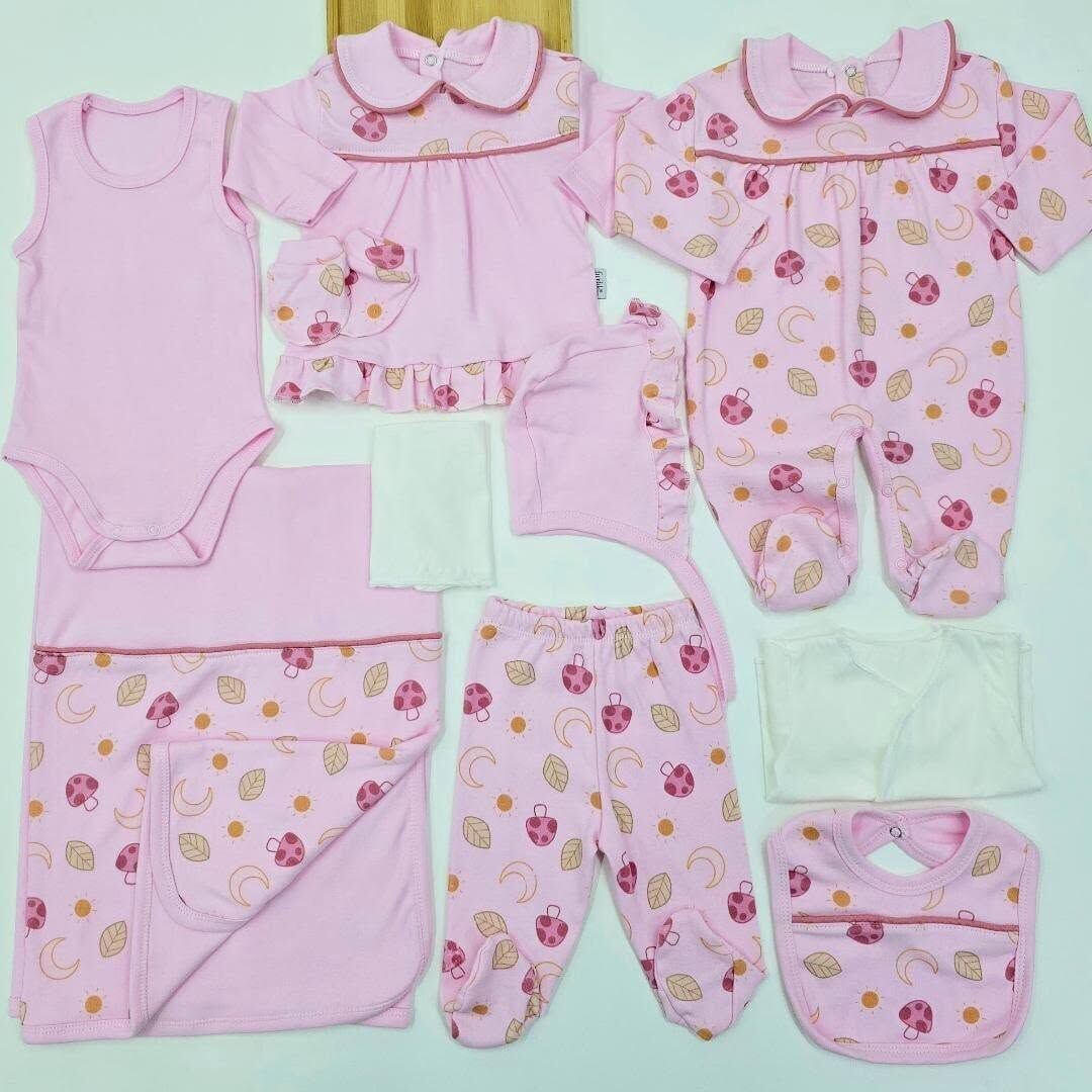 FINDIK BEBE DESENLİ 10 LU HASTANE ÇIKIŞI 0-3 AY