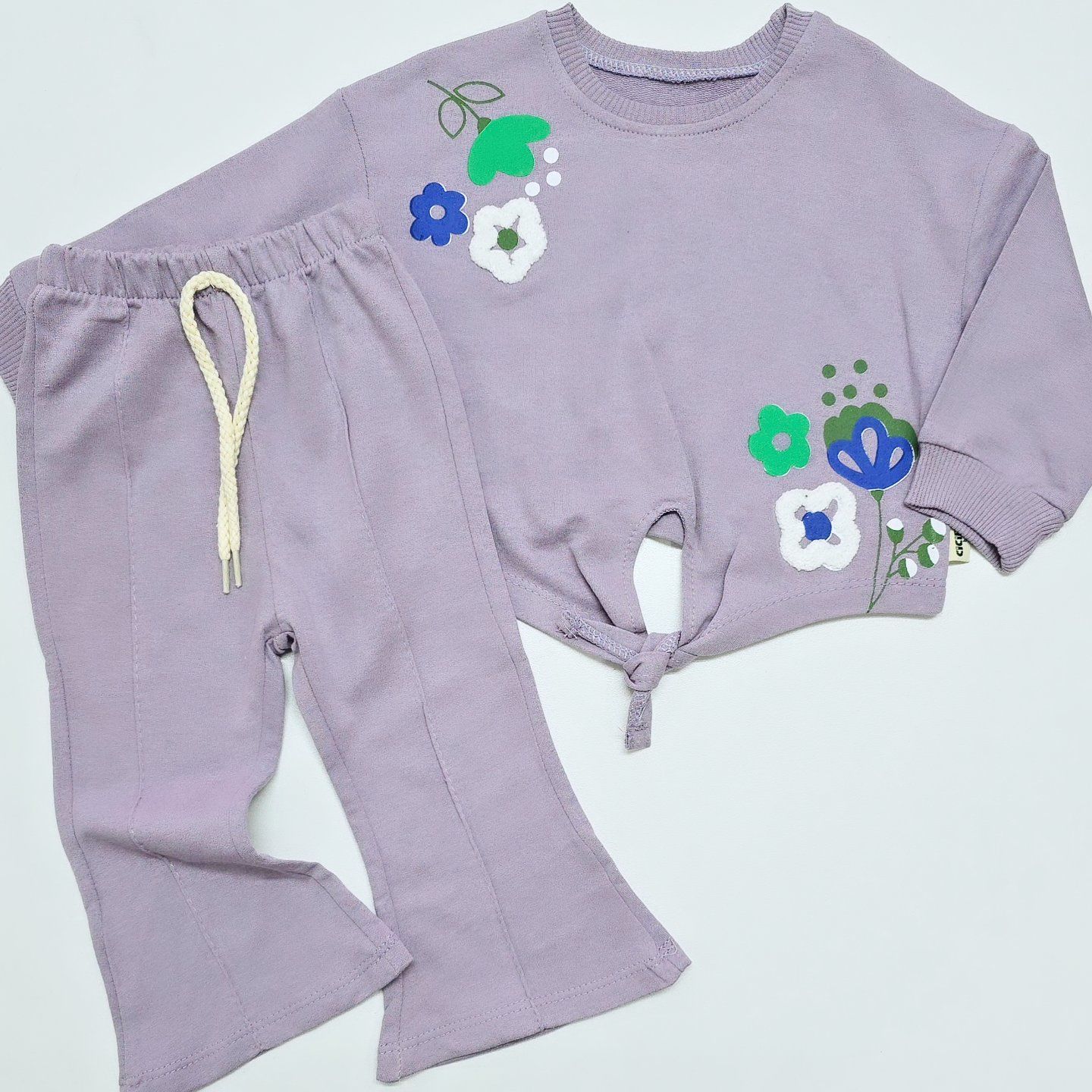 Ciciben baby papatyalı süzeneli takım