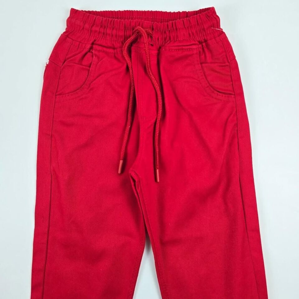 Atibaa Beli Lastikli Kot Pantolon 5-12 yaş 5 yaş (110 cm) - siyah