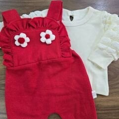 Gofre badili papatyalı fırfırlı slopet