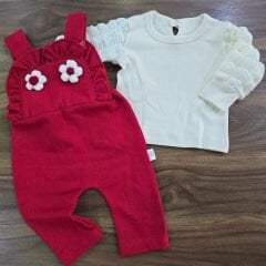 Gofre badili papatyalı fırfırlı slopet