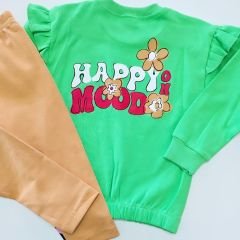 Nazar baby papatya baskılı interlok takım