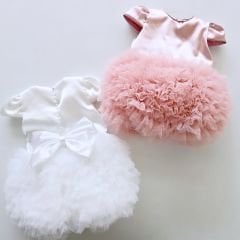 Mininaf baby tütülü alti lastikli elbise