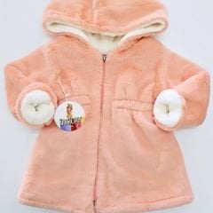 İnciler kids welsoft kapşonlu mont