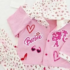 Coşay baby kalpli barby ceketli takım