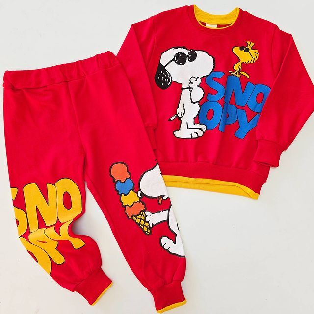 Wow colors kids snoppy takım
