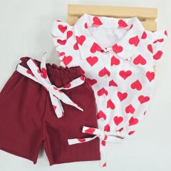 Ecrix kalpli şortlu takım 2-3-4-5-6 yaş