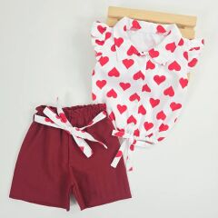 Ecrix kalpli şortlu takım 2-3-4-5-6 yaş